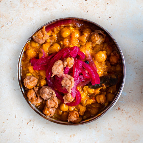 Masala chickpea (contains nuts)